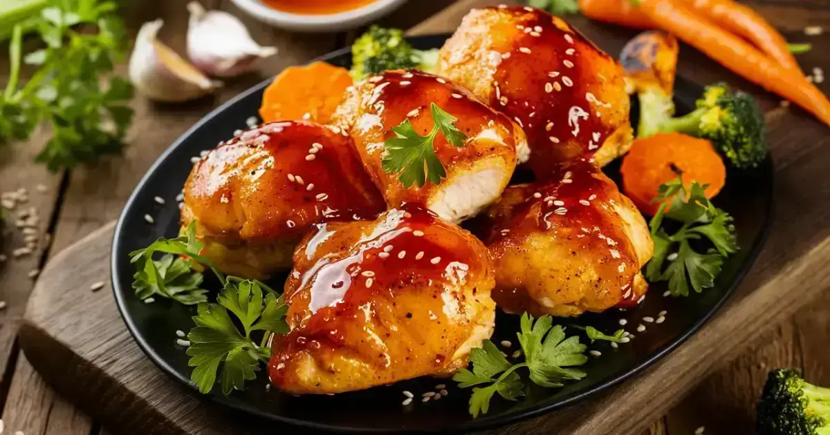 Honey Garlic Glazed Chicken Recipe