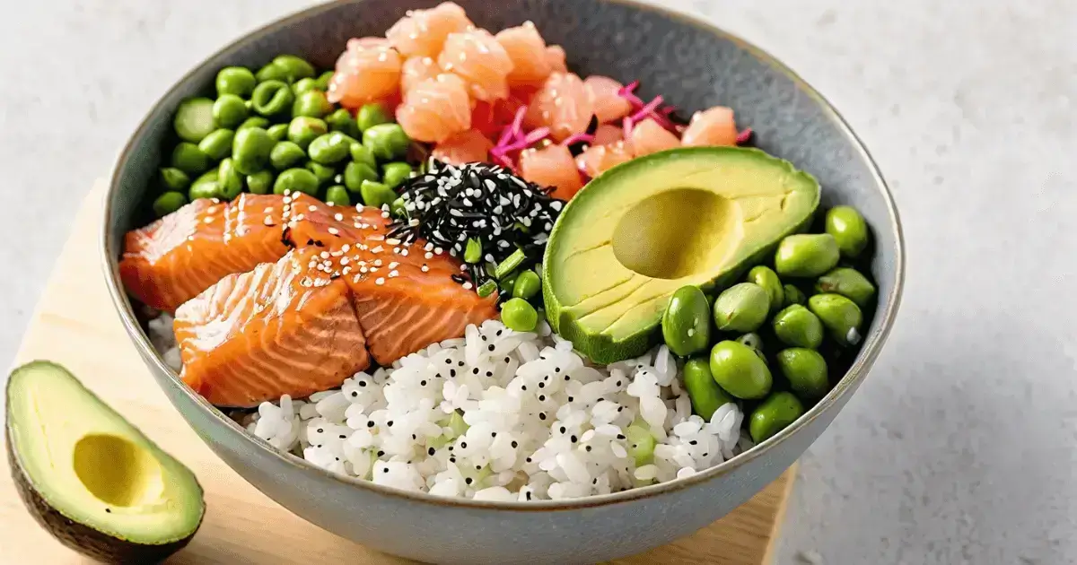 The Best Healthy Salmon Poke Bowl RECIPE