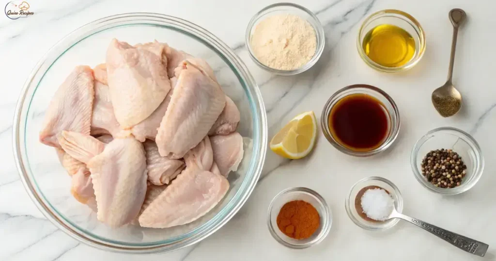 How to Make Chicken Wings ingredients