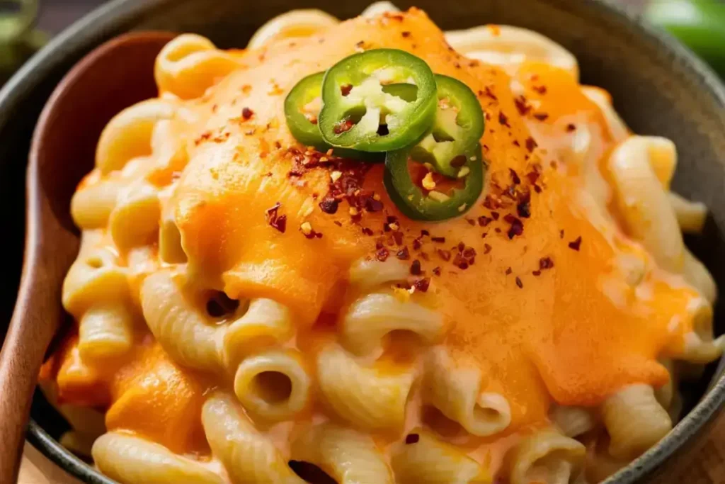 Spicy Jalapeño and Pepper Jack Macaroni and Cheese