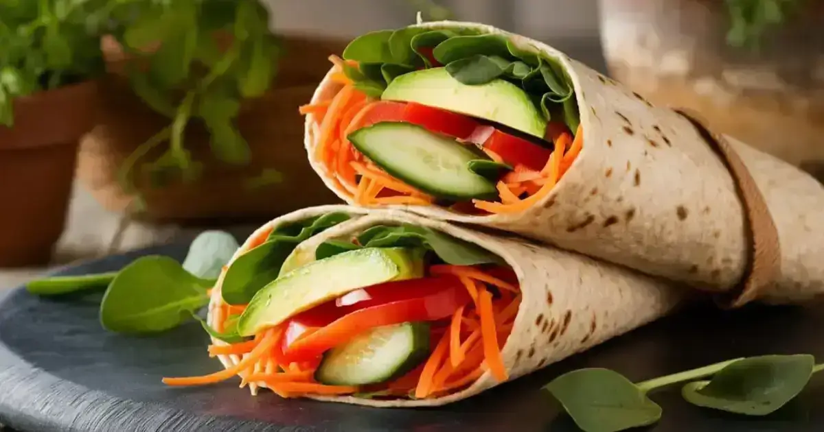 The Best Veggie Wraps recipe